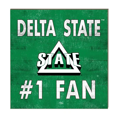 Delta State Statesmen 10" x 10" #1 Fan Plaque