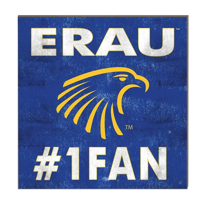 Embry-Riddle Eagles 10" x 10" #1 Fan Plaque