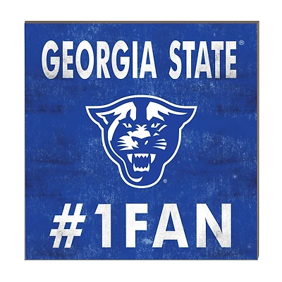 Georgia State Panthers 10" x 10" #1 Fan Plaque