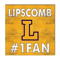 Lipscomb Bisons 10" x 10" #1 Fan Plaque