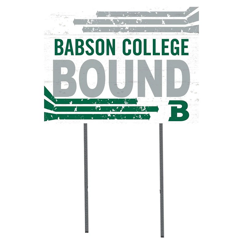 Babson Beavers 18" x 24" Team Yard Sign