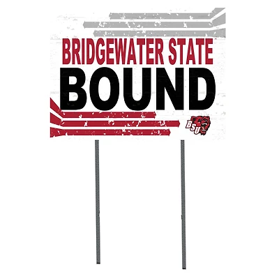 Bridgewater State Bears 18" x 24" Team Yard Sign