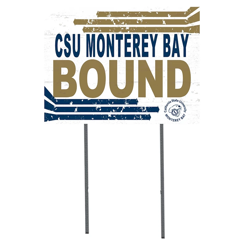 Cal State Monterey Bay Otters 18" x 24" Team Yard Sign