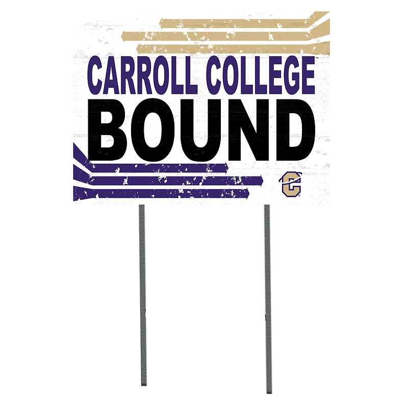 Carroll College Fighting Saints 18" x 24" Team Yard Sign