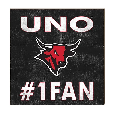 Nebraska Omaha Mavericks 10" x 10" #1 Fan Plaque