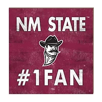 New Mexico State Aggies 10" x 10" #1 Fan Plaque