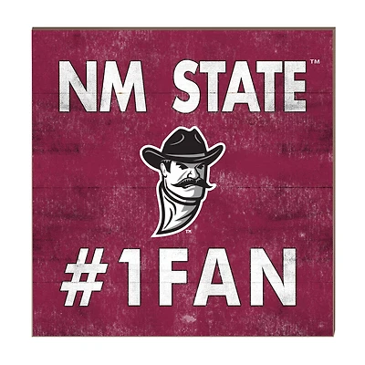 New Mexico State Aggies 10" x 10" #1 Fan Plaque
