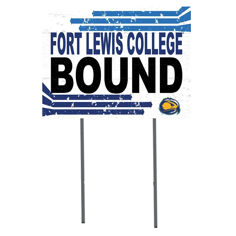 Fort Lewis College Skyhawks 18" x 24" Team Yard Sign