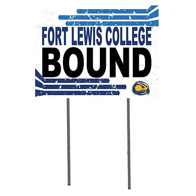 Fort Lewis College Skyhawks 18" x 24" Team Yard Sign