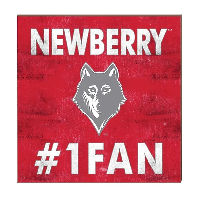 Newberry College Wolves 10" x 10" #1 Fan Plaque