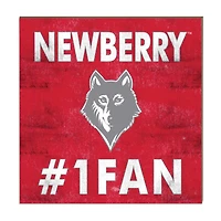 Newberry College Wolves 10" x 10" #1 Fan Plaque