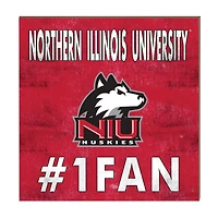 Northern Illinois Huskies 10" x 10" #1 Fan Plaque