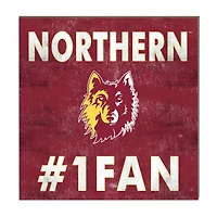 Northern State University Wolves 10" x 10" #1 Fan Plaque
