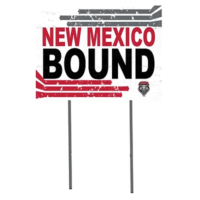 New Mexico Lobos 18" x 24" Team Yard Sign