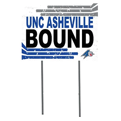 UNC Asheville Bulldogs 18" x 24" Team Yard Sign
