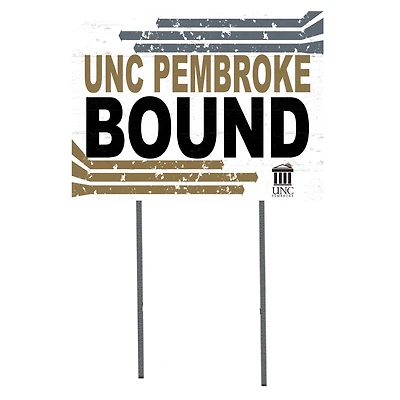 University of North Carolina at Pembroke Braves 18" x 24" Team Yard Sign
