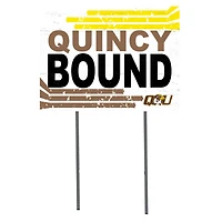 Quincy Hawks 18" x 24" Team Yard Sign