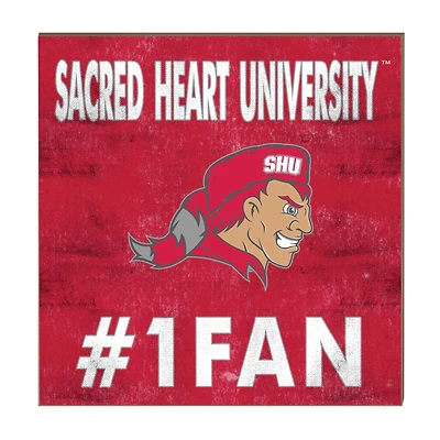 Sacred Heart Pioneers 10" x 10" #1 Fan Plaque
