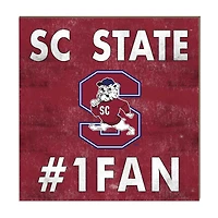 South Carolina State Bulldogs 10" x 10" #1 Fan Plaque