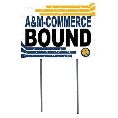 Texas A&M Commerce Lions 18" x 24" Team Yard Sign