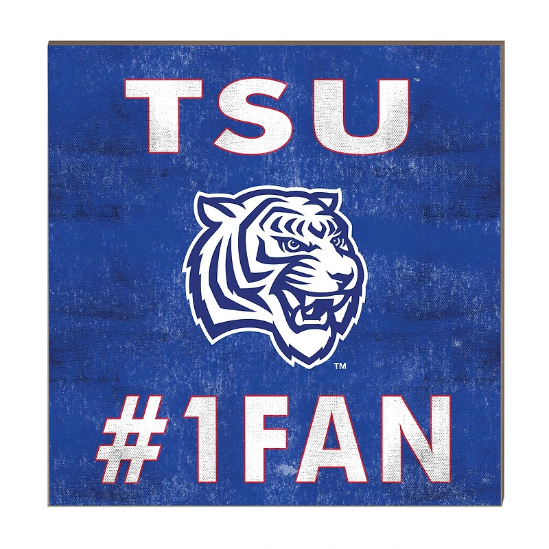 Tennessee State Tigers 10" x 10" #1 Fan Plaque