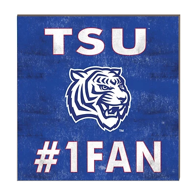 Tennessee State Tigers 10" x 10" #1 Fan Plaque