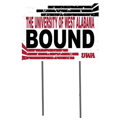 West Alabama Tigers 18" x 24" Team Yard Sign