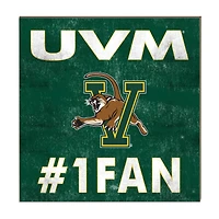 Vermont Catamounts 10" x 10" #1 Fan Plaque