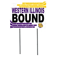Western Illinois Leathernecks 18" x 24" Team Yard Sign