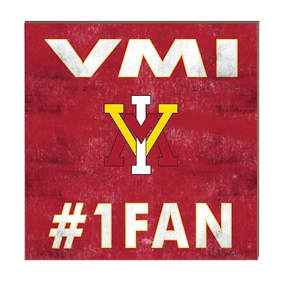 Virginia Military Institute Keydets 10" x 10" #1 Fan Plaque