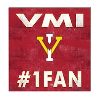 Virginia Military Institute Keydets 10" x 10" #1 Fan Plaque