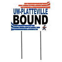 Wisconsin-Platteville Pioneers 18" x 24" Team Yard Sign