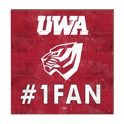 West Alabama Tigers 10" x 10" #1 Fan Plaque