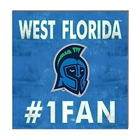 West Florida Argonauts 10" x 10" #1 Fan Plaque