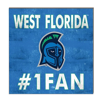 West Florida Argonauts 10" x 10" #1 Fan Plaque