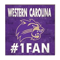 Western Carolina Catamounts 10" x 10" #1 Fan Plaque