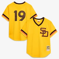 Men's Mitchell & Ness Tony Gwynn Gold San Diego Padres Authentic Batting Practice Jersey