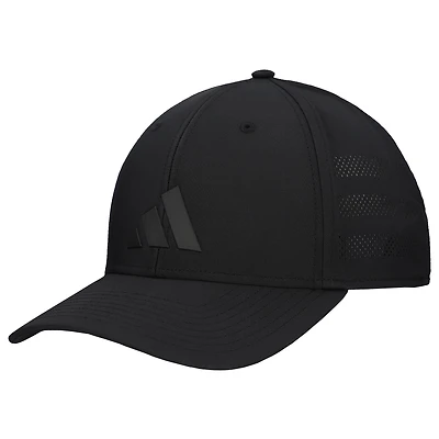 Men's adidas Black Game Day 4 AEROREADY Flex Hat