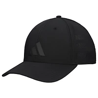 Men's adidas Black Game Day 4 AEROREADY Flex Hat