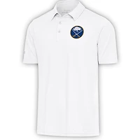 Men's Antigua  White Buffalo Sabres Par Polo