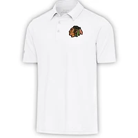 Men's Antigua  White Chicago Blackhawks Par Polo