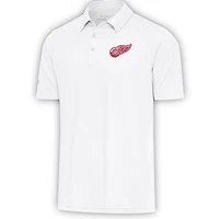 Men's Antigua  White Detroit Red Wings Par Polo