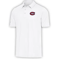 Men's Antigua  White Montreal Canadiens Par Polo