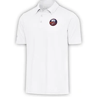 Men's Antigua  White New York Islanders Par Polo