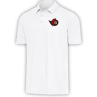 Men's Antigua  White Ottawa Senators Par Polo