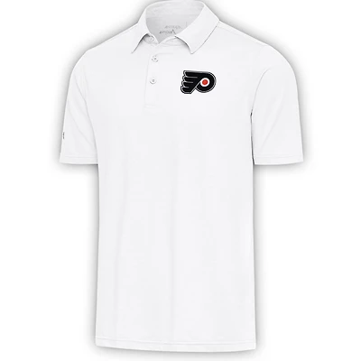Men's Antigua  White Philadelphia Flyers Par Polo