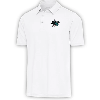 Men's Antigua  White San Jose Sharks Par Polo