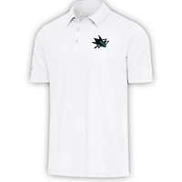 Men's Antigua  White San Jose Sharks Par Polo