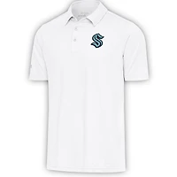 Men's Antigua  White Seattle Kraken Par Polo