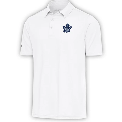 Men's Antigua  White Toronto Maple Leafs Par Polo